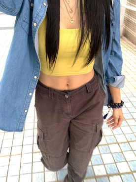 「oversize」｜Ting Waiさん（レディース・175cm）の夏コーディネート