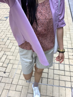 「鹽系風格」｜Ting Waiさん（レディース・175cm）の夏コーディネート