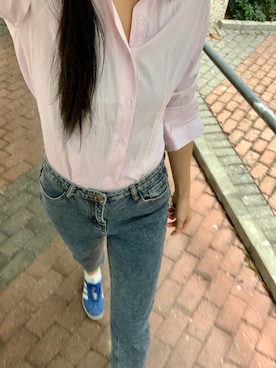 「SISLEY（シスレー）のアイテム」を使った、Ting Waiさん（レディース・175cm）の春コーディネート