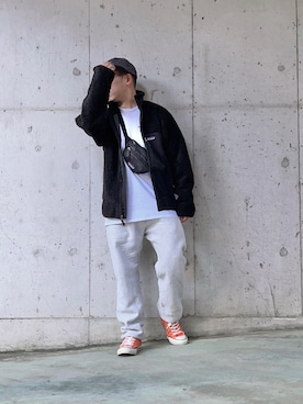 「CIAOPANIC TYPY（チャオパニックティピー）のアイテム（シューズ）」を使った、Dai.Tさん（メンズ・160cm）の秋コーディネート