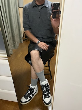 「アイテム（ポロシャツ）」を使った、きとひろさん（メンズ・170cm）の秋コーディネート