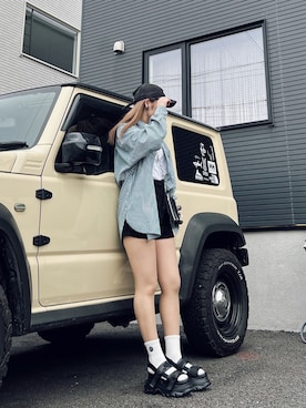 「アイテム（レッグウェア）」を使った、yさん（レディース・156cm・20代）の春コーディネート