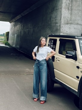 「白Tシャツ」｜yさん（レディース・157cm・20代）の秋コーディネート