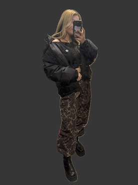 yさん（レディース・157cm）の冬コーディネート