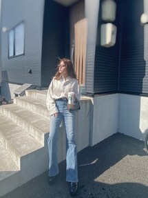 MOUSSY（マウジー）の「FRINGE OVER シャツ（シャツ/ブラウス