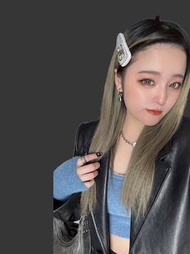 「GYDA（ジェイダ）のアイテム」を使った、yさん（レディース・157cm）の冬コーディネート