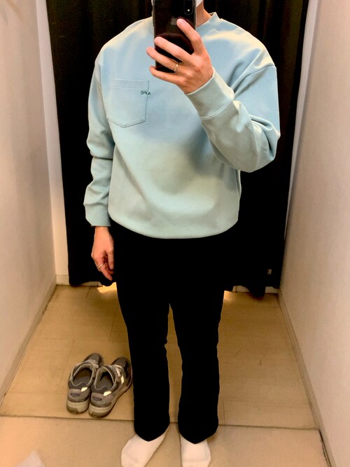 A.P.C.（アーペーセー）の「SWEAT ROMAN with pocket emb 22A
