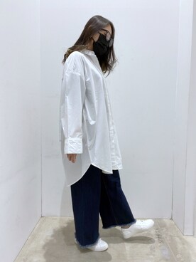 「ゆったりシルエット」｜「アイテム（その他）」を使った、shioさん（レディース・156cm）の春コーディネート