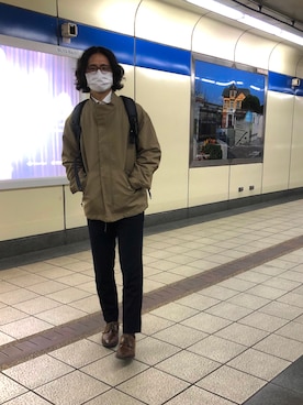 「classico（クラシコ）のアイテム」を使った、didiさん（レディース・158cm）の冬コーディネート