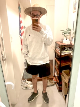 「CORISCO（コリスコ）のアイテム」を使った、RYOさん（メンズ・168cm）の秋コーディネート