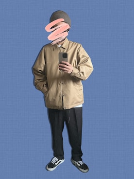 「MSML（エムエスエムエル）のアイテム（ジャケット/アウター）」を使った、RYOさん（メンズ・168cm）の春コーディネート