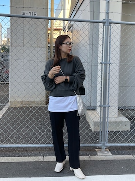 「アイテム（その他シューズ）」を使った、yuuka_hrさん（レディース・155cm・20代）の秋コーディネート