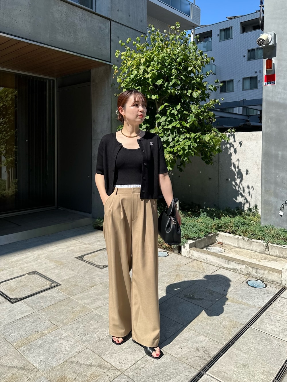 CAPRICIEUX LE'MAGE2SETハーフスリーブカーディガン