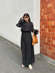 CAPRICIEUX LE'MAGE 2点セット アシメワンピースオケージョン CAPRICIEUX LE'MAGE（カプリシューレマージュ）の「【オケージョン