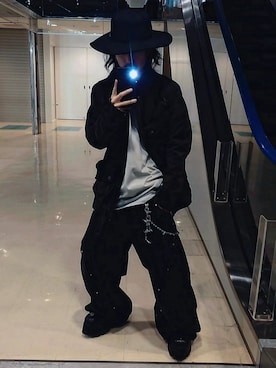 「JULIUS（ユリウス）のアイテム」を使った、Royさん（メンズ・162cm）の春コーディネート