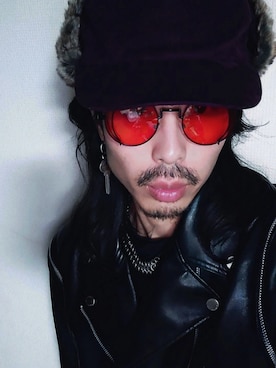 「アイテム（ピアス（片耳用））」を使った、Royさん（メンズ・162cm）の冬コーディネート