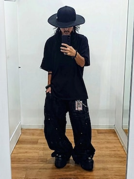 「Vivienne Westwood(ヴィヴィアンウエストウッド)のアイテム(リング)」を使った、Royさん(メンズ・162cm)の秋コーディネート