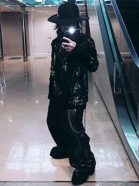 「Rick Owens（リックオウエンス）のアイテム」を使った、Royさん（メンズ・162cm）の春コーディネート