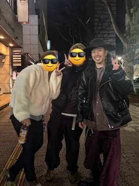 「no brand（ノーブランド）のアイテム」を使った、Royさん（メンズ・162cm）の冬コーディネート