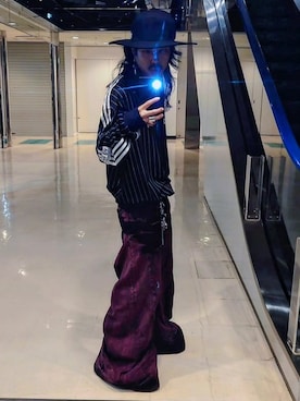 「Rick Owens（リックオウエンス）のアイテム」を使った、Royさん（メンズ・162cm）の夏コーディネート