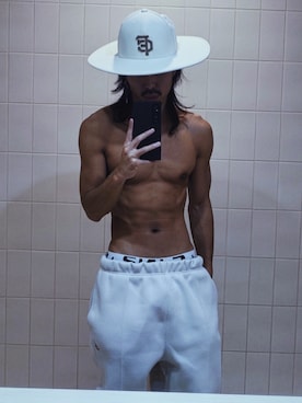 「アイテム（アンダーウェア）」を使った、Royさん（メンズ・162cm）の冬コーディネート