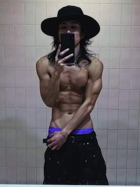 「JULIUS（ユリウス）のアイテム」を使った、Royさん（メンズ・162cm）の冬コーディネート