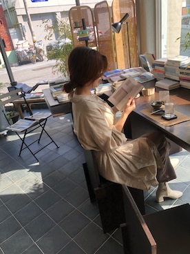「A land（エーランド）のアイテム」を使った、a♡さん（レディース・163cm）の秋コーディネート