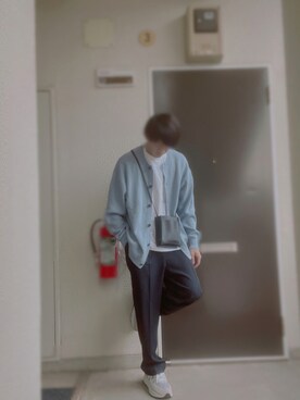 キャンプ 用品 なると わん 水色 カーディガン コーデ メンズ Sumitas Re Jp