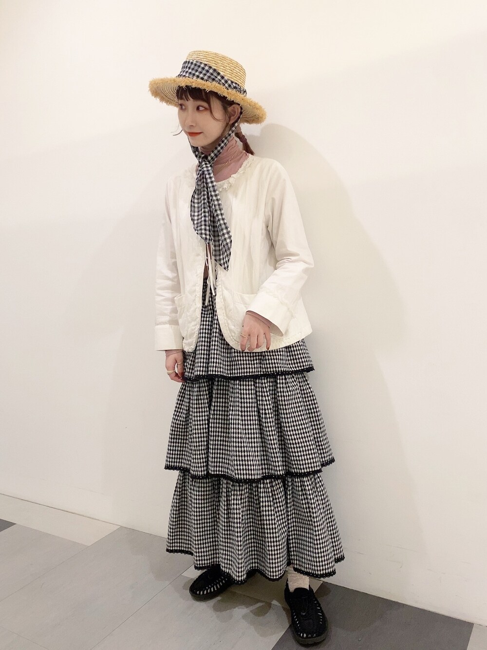 BEAMS BOY - TORI-TO × BEAMS BOY  リボン ノーカラー シャツ ジャケット BEAMS BOY（ビームスボーイ）の「TORI-TO × BEAMS BOY / リボン