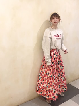 「SLOBE IENA（スローブイエナ）のアイテム（バレエシューズ）」を使った、panさん（レディース・163cm）の冬コーディネート