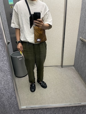 「SUUNTO（スント）のアイテム」を使った、KANATAさん（メンズ・161cm）の夏コーディネート