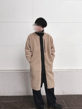 「HYKE（ハイク）のアイテム」を使った、Keitaさん（メンズ・170cm）の冬コーディネート