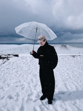 「UNDERCOVER（アンダーカバー）のアイテム」を使った、Keitaさん（メンズ・170cm）の冬コーディネート