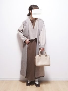 i-waさん（レディース・153cm）の冬コーディネート