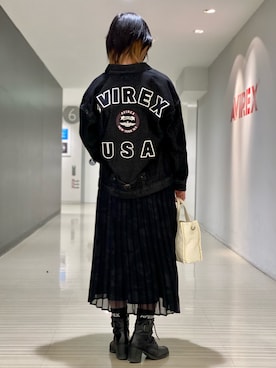 にしはたさん（レディース・166cm）の冬コーディネート