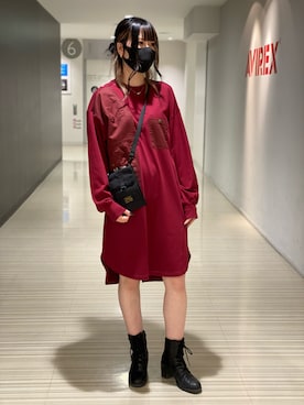にしはたさん（レディース・166cm）の秋コーディネート