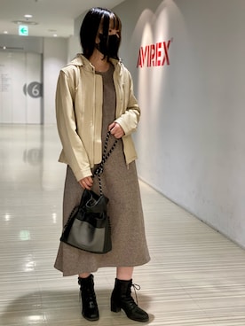 にしはたさん(レディース・166cm)の秋コーディネート