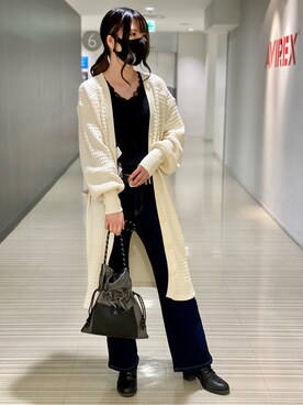 にしはたさん（レディース・166cm）の秋コーディネート