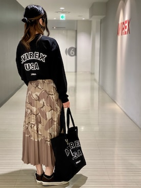 にしはたさん(レディース・166cm)の秋コーディネート