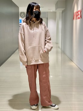 にしはたさん（レディース・166cm）の秋コーディネート