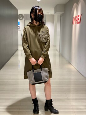 にしはたさん（レディース・166cm）の秋コーディネート