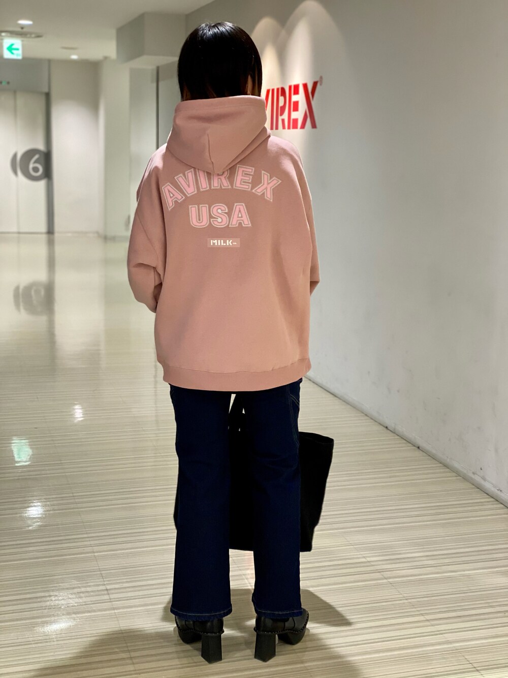 限定　AVIREX × MILKFED コラボ　プルオーバー　パーカー　BE AVIREX × MILKFED.】プルオーバー パーカー / PULLOVER PARKA