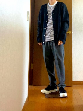 「COMME　CA COMMUNE（コムサコミューン）のアイテム」を使った、たかくんさん（メンズ・165cm）の秋コーディネート