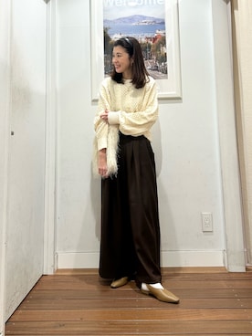 たぐまさやこさん（レディース・158cm）の冬コーディネート