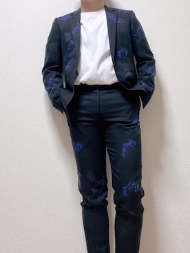 「LAD MUSICIAN（ラッドミュージシャン）のアイテム（その他）」を使った、アリト【ARITO】さん（メンズ・165cm）の春コーディネート