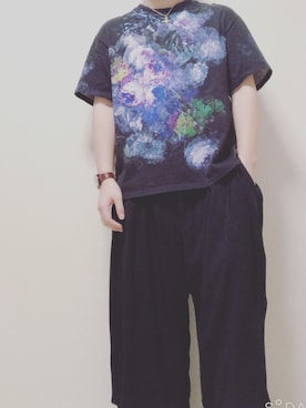 「薔薇」｜「アイテム（アクセサリー）」を使った、アリト【ARITO】さん（メンズ・165cm）の夏コーディネート