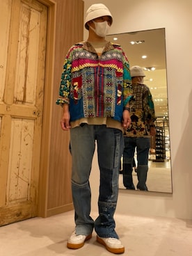 「masterkey（マスターキー）のアイテム」を使った、takeさん（メンズ・175cm）の秋コーディネート