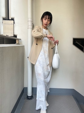 「gu」｜MAIさん（レディース・162cm）の春コーディネート