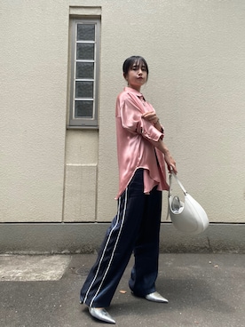 「AMERI」｜「アイテム（サンダル）」を使った、MAIさん（レディース・162cm）の夏コーディネート