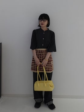 「アイテム（シャツ/ブラウス）」を使った、渡辺友美子さん（レディース・153cm・30代）の夏コーディネート